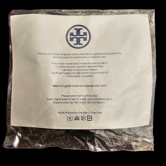 Tory Burch Monogrammed face mask - Picture 2 of 3